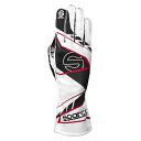 SPARCO スパルコ K-ARROW+(PLUS) GLOVE ホワイト FIA 8877-2022公認 レーシンググローブ レーシングカート用 (BKG0003B0W08) MY2025