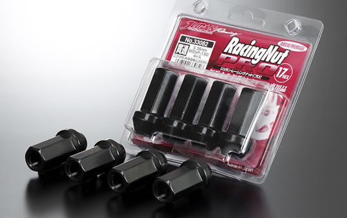 JURAN ジュラン レーシングナット プロ 貫通タイプ クロモリ製 4本入り ホイールナット