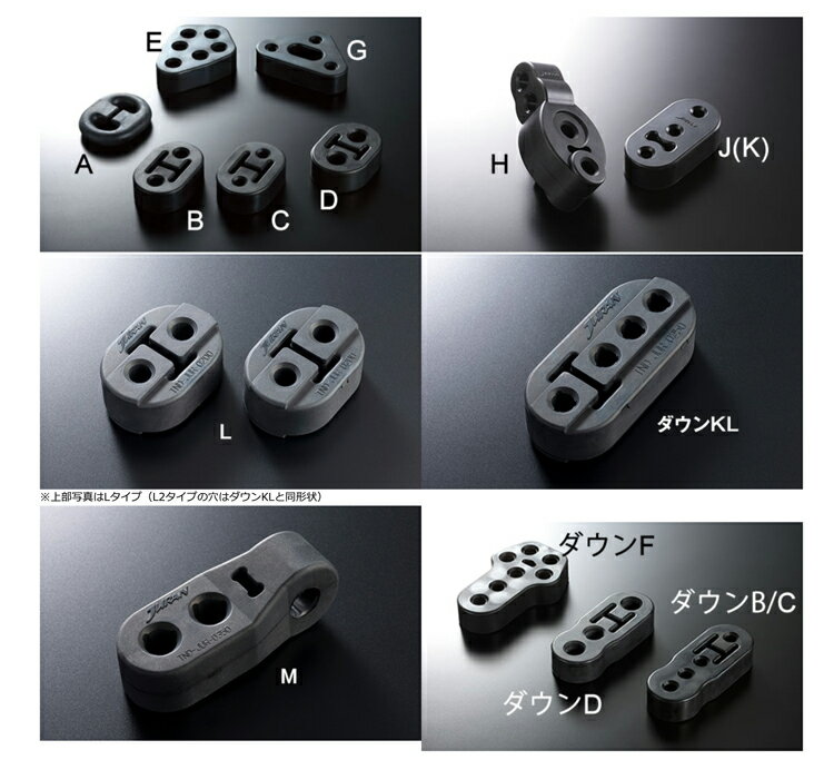 JURAN ジュラン ダウンマフラーリング 高さ調整用 マフラー用強化マウントブッシュ