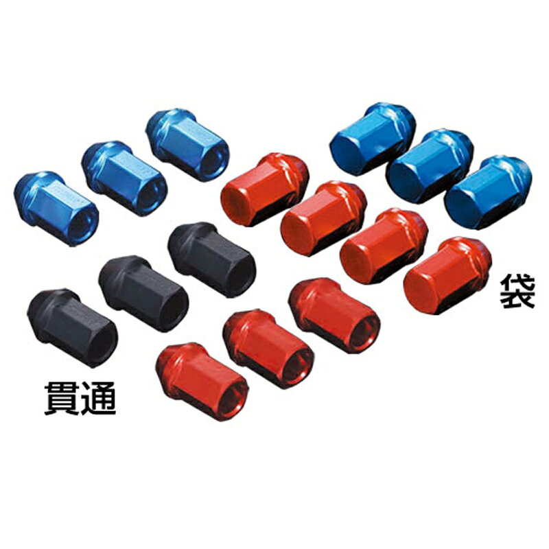 超軽量ジュラルミンホイールナット ・軽量＆耐腐蝕性能の高いジュラルミン製 ・強度を十分確保した上で、軽量化をはかるジュラルミン材を使用。安心してスポーツドライビングを楽しんでいただけます ・軽量にこだわった貫通タイプと、泥や砂の侵入を防ぎダート ・競技にも最適な袋タイプを設定しました 製品基本仕様 ・材　質：A7075-T6 ジュラルミン製（アルマイト塗装） ・形　状：貫通タイプ ・重　量：23g ・数　量：4本入り ■サイズ (貫通/袋 共に全長38mm) ・M12×P1.25 全長38mm 19HEX レッド (327543) 主に日産/スバル/スズキ対応 ・M12×P1.25 全長38mm 19HEX ブルー (327550) 主に日産/スバル/スズキ対応 ・M12×P1.25 全長38mm 19HEX ブラック (327918) 主に日産/スバル/スズキ対応 ・M12×P1.50 全長38mm 19HEX レッド (327567) 主にトヨタ/三菱/ホンダマツダ/ダイハツ/イスズ対応 ・M12×P1.50 全長38mm 19HEX ブルー (327574) 主にトヨタ/三菱/ホンダマツダ/ダイハツ/イスズ対応 ・M12×P1.50 全長38mm 19HEX ブラック (327925)主 にトヨタ/三菱/ホンダマツダ/ダイハツ/イスズ対応 注意：必ず取り付けされるお車のハブボルトサイズ、ピッチを確認の上ご購入下さい。製品の性質上商品開封後の返品や交換が承れませんのでご注意下さい。 納　期：メーカー在庫がある場合は1週間程で取り寄せ可能ですが、欠品の場合は受注生産により納期おおよそ1-2ヶ月お時間要する見込みとなります。仕様変更等により品番が変わることがございますので予めご了承ください。 ジュラン レーシング TANIDA MOTOR SPORTS タニダ Racing Nut 軽量ホイールナット Light Weight wheel Nut
