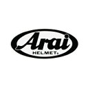 Arai アライ ヘルメット 塗装用アプリ付 ステッカー 9x4cm 1枚入り (1593)