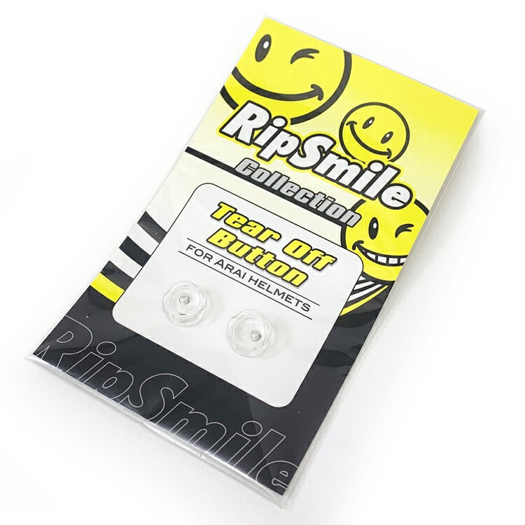 数量限定品！Ripsmile ティアオフシールド フック クリアー ARAI GP系 シールド用 2個入り 取り付けネ..