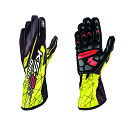 OMP KS-2 Art GLOVE MY2020 ブラック×イエロー (BLACK/YELLOW) レーシンググローブ レーシングカート・走行会用