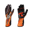 OMP KS-2 Art GLOVE MY2020 ブラック×オレンジ (BLACK/ORANGE) レーシンググローブ レーシングカート・走行会用