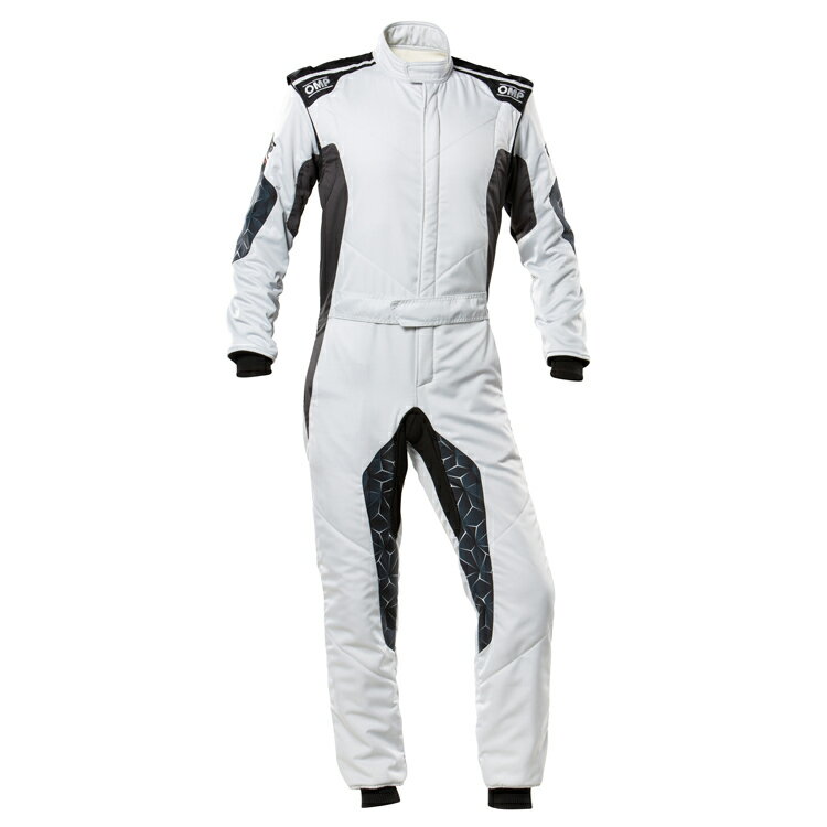 OMP TECNICA HYBRID SUIT MY2022 ライトグレー×ブラック (089) レーシングスーツ FIA8856-2018公認モデル AUTO RACING SUIT (IA/018640..