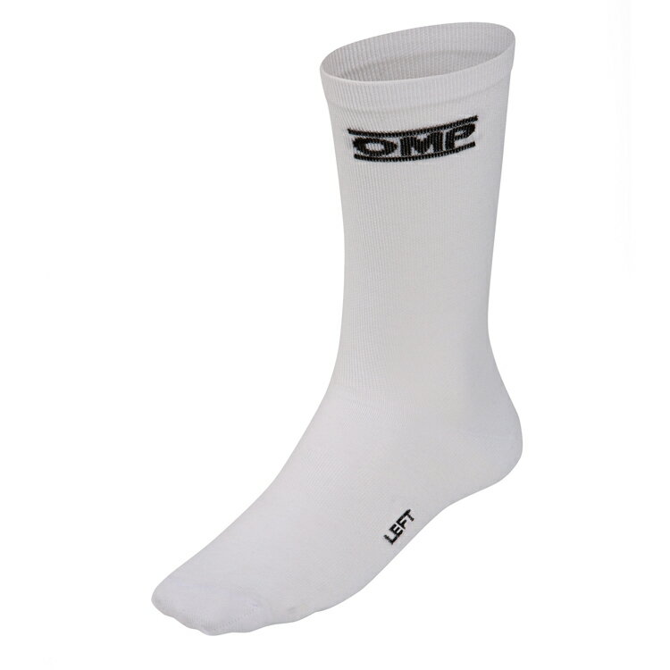 OMP インナーウエア TECNICA SOCKS MY2022 ソックス ホワイト FIA公認8856-2018規格 (IAA/776020)