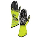 OMP KS-2 Art GLOVE イエロー×ブラック(059) MY2025 レーシンググローブ レーシングカート・走行会用 (KB0-2755-A01-059)