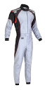 OMP KS-3 SUIT グレイ/ブラック レーシングカートスーツ CIK-FIA LEVEL-2公認(カート用)
