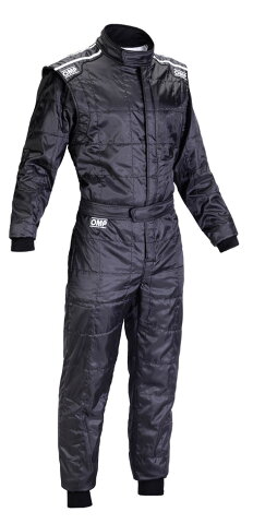 2015-20モデル OMP KS-4 SUIT ブラック レーシングスーツ CIK-FIA LEVEL-1公認 レーシングカート・走行会用 (KK01724071)