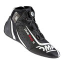 OMP ONE EVO R FORMULA SHOES ブラック×ホワイト レーシングシューズ FIA公認8856-2000 (IC/805071)