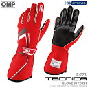 OMP TECNICA GLOVE MY2021 レッド レーシンググローブ FIA公認8856-2018 RED (IB0-0772-A01-061)