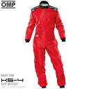 OMP KS-4 SUIT MY2021 レッド(061) レーシングスーツ レーシングカート・走行会用 CIK-FIA LEVEL 1 (KK/01728/061)