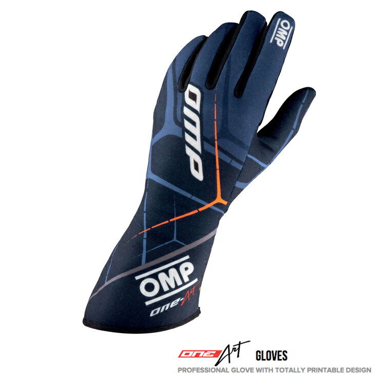 OMP ONE-ART GLOVE FIA8856-2018公認 グローブ オリジナルデザイン製作 / デザイン・データー作成費別 (IB763) ※受注生産に付き納期2〜..