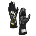 2024NEWモデル！OMP SPORT GLOVE ブラック×イエロー MY2024 レーシンググローブ FIA8856-2018公認 (IB0-0777-A01-178)