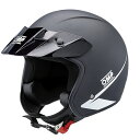 2024NEWモデル！ OMP HELMET STAR マットブラック オープン フェイス ヘルメット エントリーモデル ECE22.06認証 (SC0-0617-A01-170)