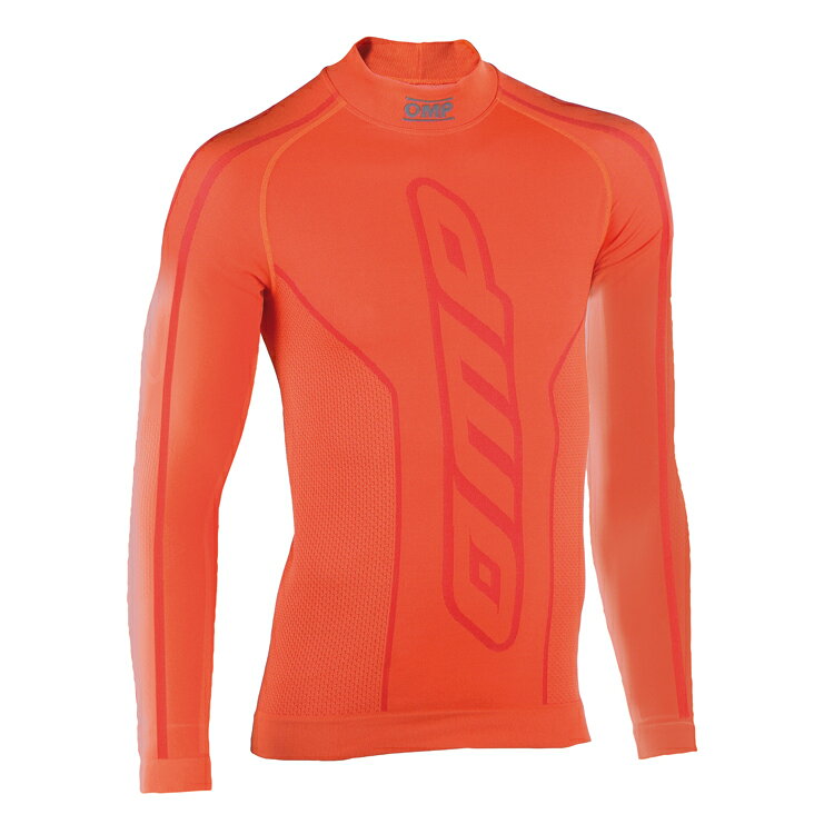 2026 NEWモデル！ OMP アンダーウェア KS TOP トップ オレンジ(090) ロングスリーブ レーシングカート..