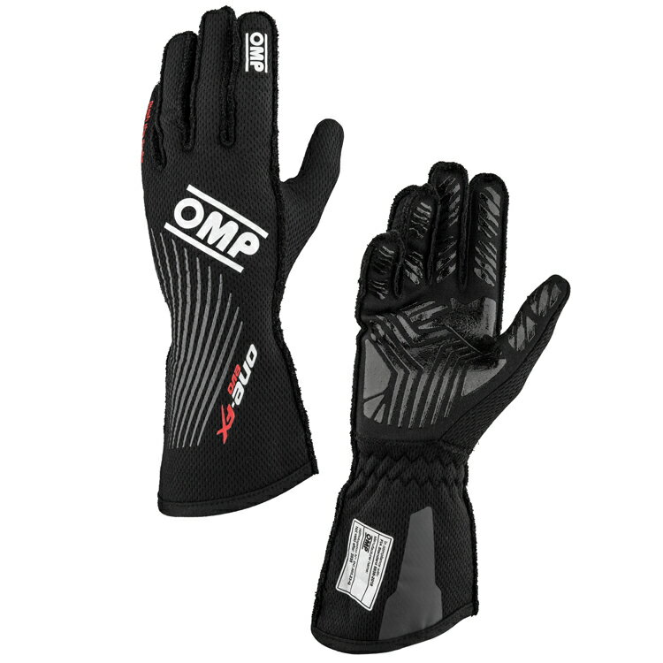 Rakuten - OMP ONE EVO FX GLOVE ブラック(071) レーシンググローブ FIA公認8856-2018 (IB0-0773-C01-071) MY2026