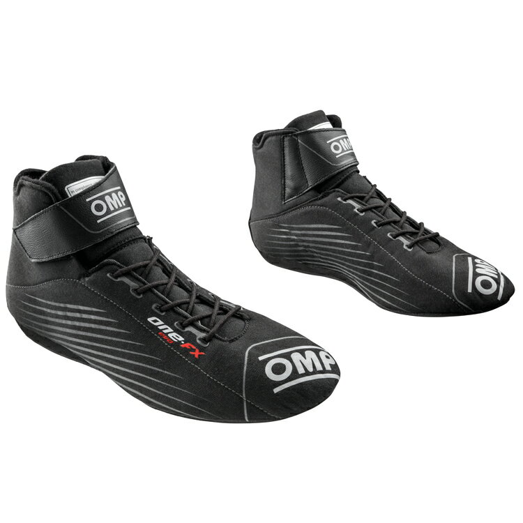 2026 NEWモデル！OMP ONE EVO FX SHOES FABRIC ブラック(071) レーシングシューズ FIA公認8856-2018 (IC0-0831-A03-071) MY2026(2)