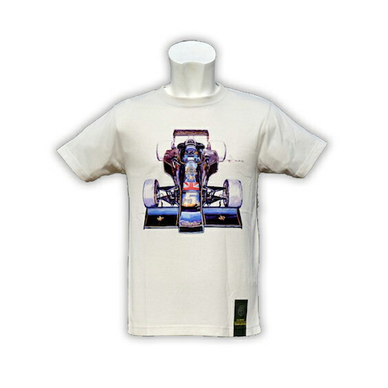 チームロータス Team Lotus ロータス77Tシャツ by Bow ホワイト (LOT-T77-TS-JLD)