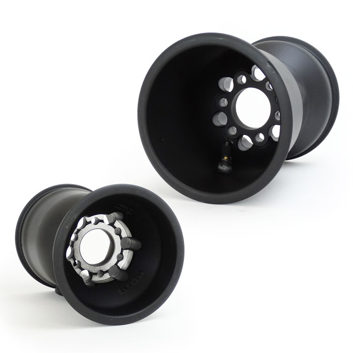 Free Line マグネシウム リアホイール 210mm 6穴タイプ 1本 レーシングカートパーツ(DF210M)