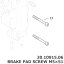 birel ӥ ֥졼ƥ BRAKE PAD SCREW M551 (20.10915.06) 졼󥰥 (No,13) 1