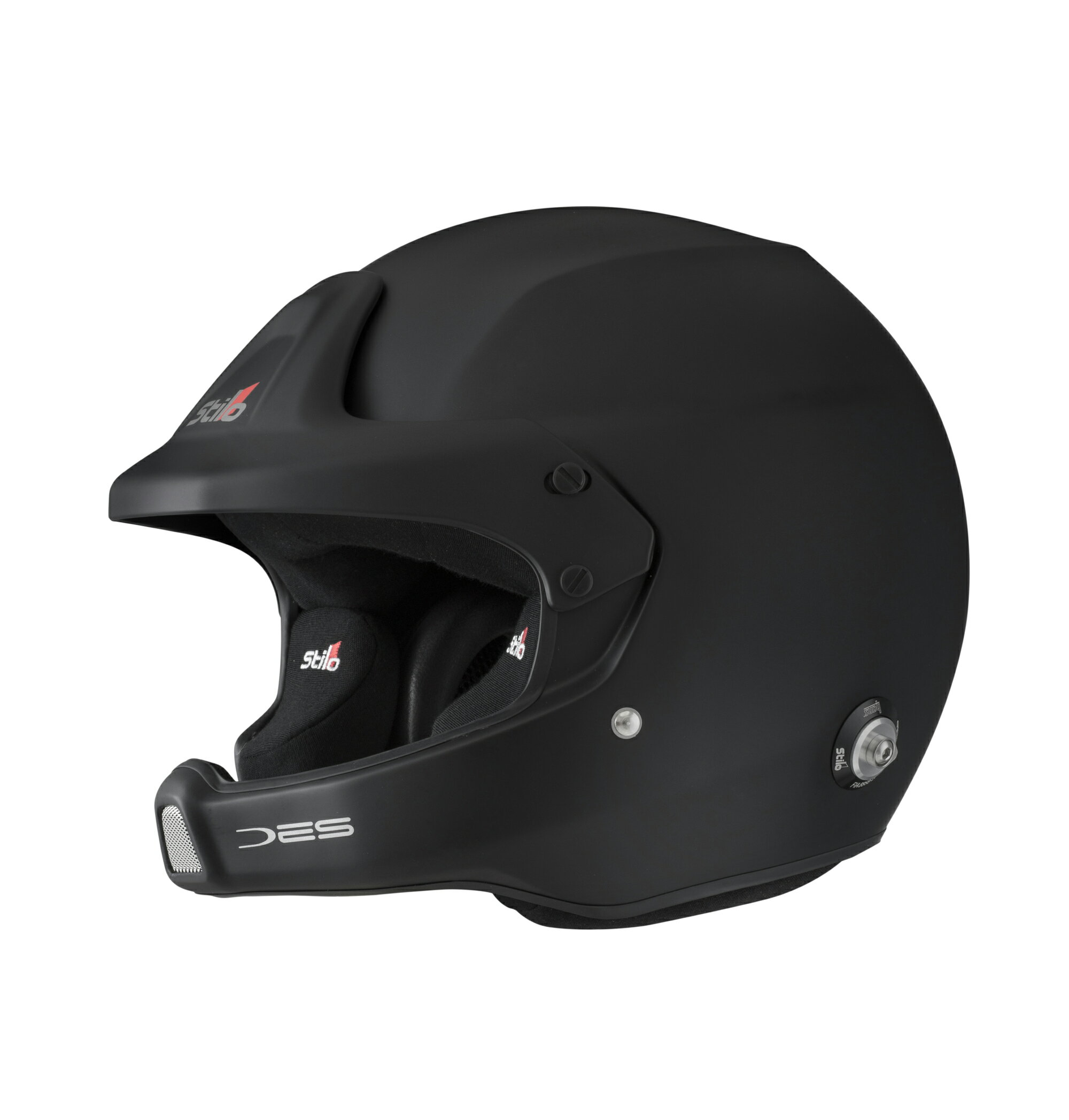 在庫限り STILO HELMET WRC DES MATT BLACK Composite Rally コンポジット オープンフェイス ヘルメット インターコム(マイク・スピー..