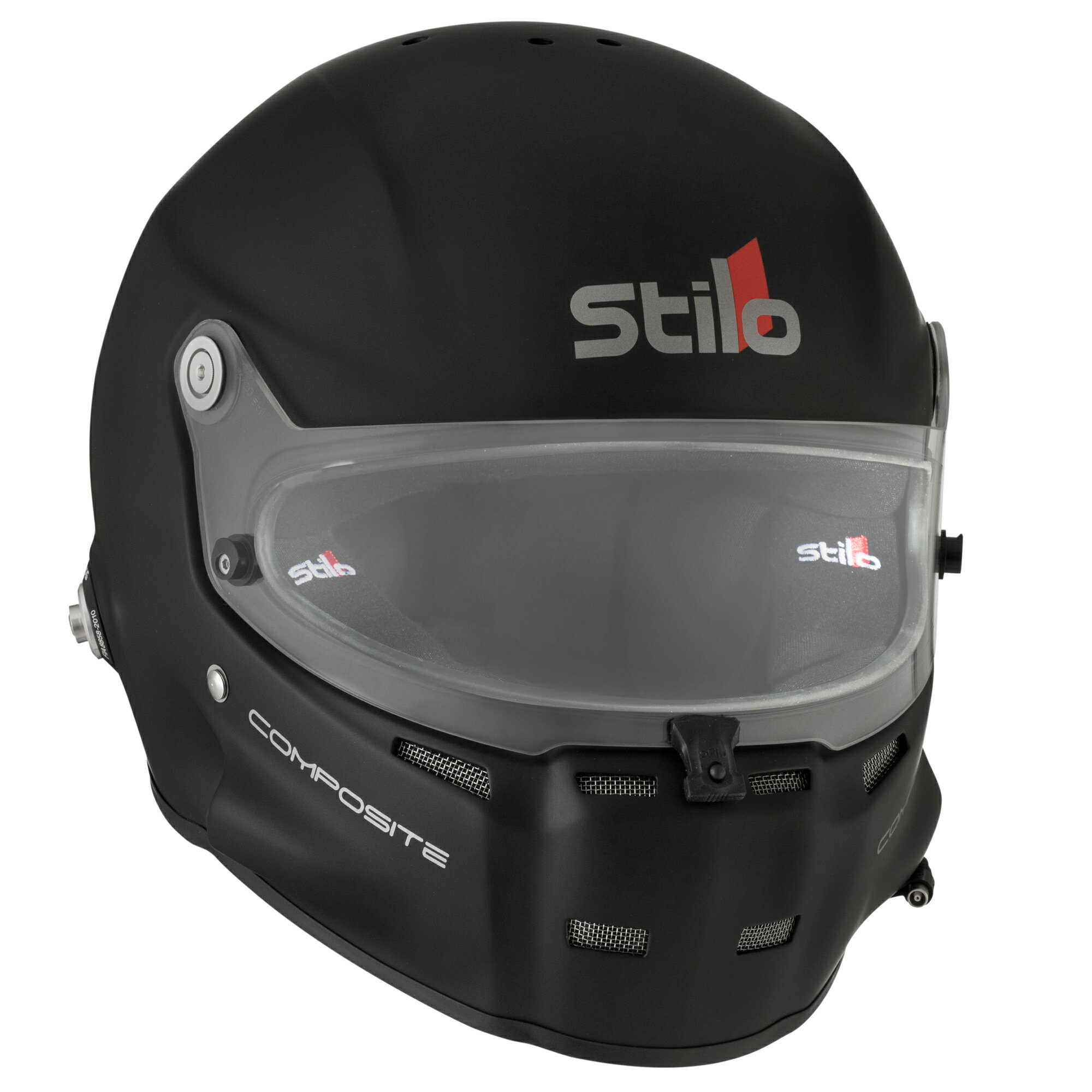 STILO HELMET ST5F Composite MATT BLACK コンポジット ヘルメット FIA 8859-2015 SNELL SA2020 4輪レース用 AA0700CG2T0401