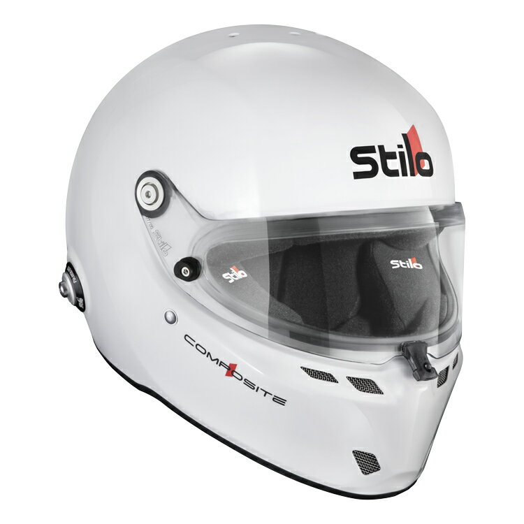 STILO HELMET ST6 FN COMPOSITE ホワイト FIA8859-2024 SNELL SA2020 コンポジット ヘルメット (AA0810AG2V0101)