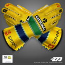 -273 レーシンググローブ AYRTON SENNA Yellow/Green/Blue （アイルトン セナ モデル イエロー） レーシングカート・走行会用グローブ ..