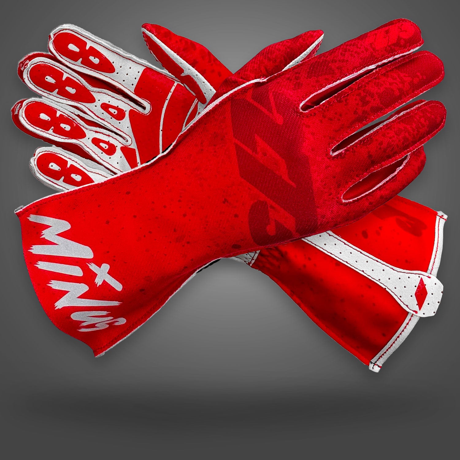 -273 DRIP V2 レーシンググローブ Fluo Red Neon (ネオンレッド) レーシングカート・走行会用グローブ MY2024