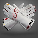 -273 MNS-1 White/Red/Black/Yellow (ホワイト) 外縫い レーシンググローブ レーシングカート・走行会用グローブ MY2025 ...