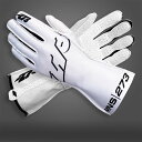 -273 MNS-1 White/Black(ホワイト) 外縫い レーシンググローブ レーシングカート・走行会用グローブ MY2025 SUMMER