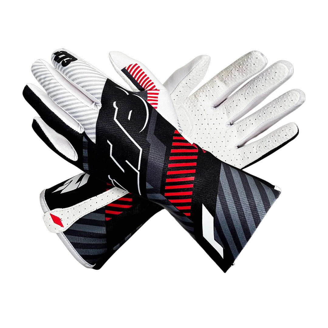 -273 RS273 Black/White/Red（ブラック ホワイト レッド） INTERNAL Seam 内縫い レーシンググローブ レーシングカート・走行会用グローブ MY2026