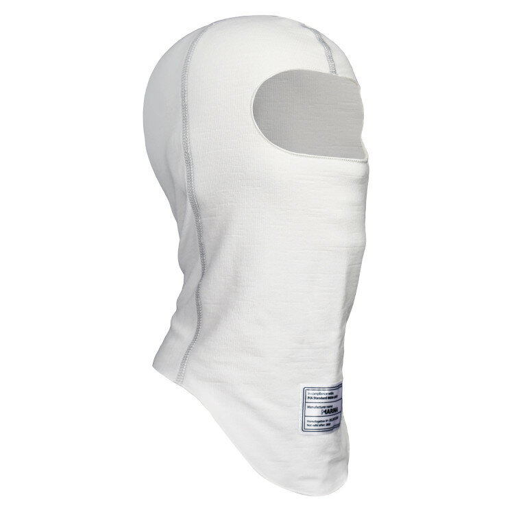 monocolle MARINA M-PLUS BALACLAVA WHITE バラクラバ フェイスマスク ホワイト FIA8866-2018