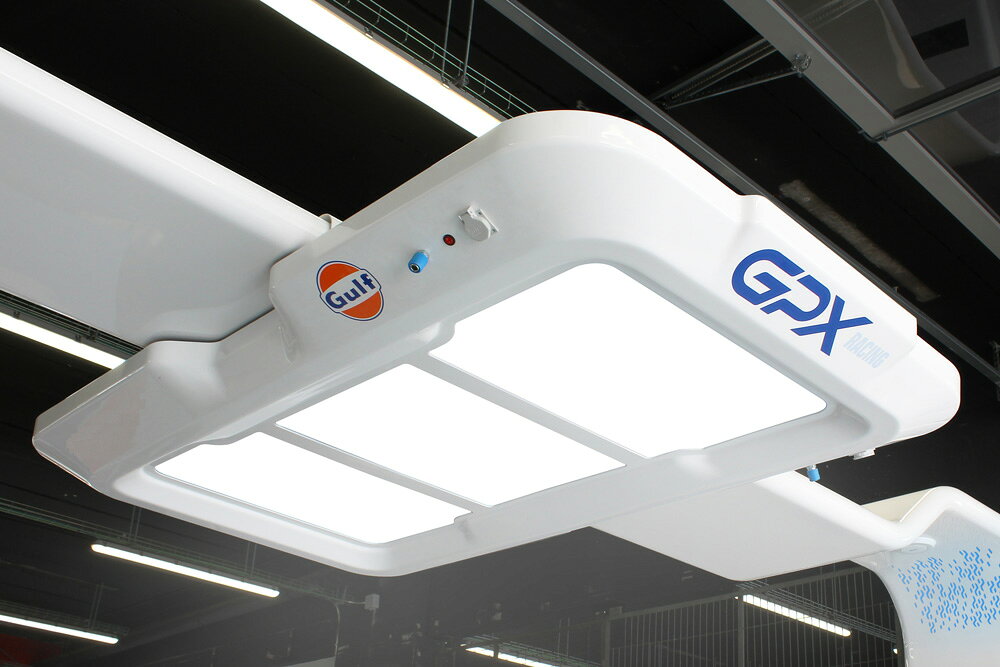 BCN BOXES モータースポーツ ピット オーバーヘッド LED POWERHOOD ライト部のみ