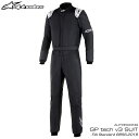 2021-23モデル アルパインスターズ GP TECH v3 SUIT ブラック(10) レーシングスーツ FIA8856-2018公認モデル AUTO RACING SUIT (335402..