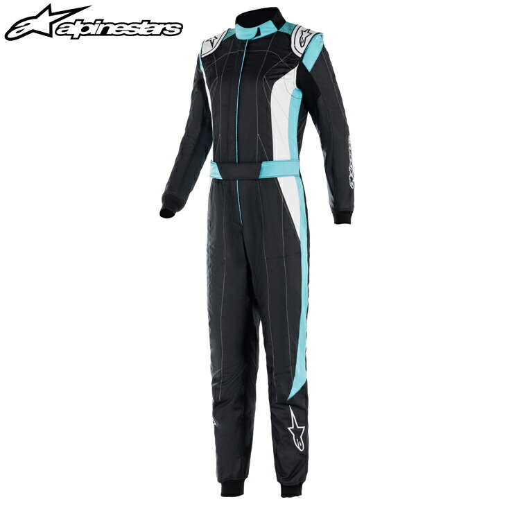 アルパインスターズ STELLA GP PRO COMP V2 SUIT ブラック×ターコイズ(1721) レーシングスーツ FIA8856-2018公認モデル (3360022-1721) MY2022