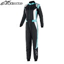 アルパインスターズ STELLA GP PRO COMP V2 SUIT ブラック×ターコイズ(1721) レーシングスーツ FIA8856-2018公認モデル...