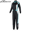 アルパインスターズ STELLA GP PRO COMP V2 SUIT ブラック×ターコイズ(1721) レーシングスーツ FIA8856-2018公認モデル (3360022-1721)..