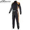 アルパインスターズ GP PRO COMP V2 SUIT ブラック×アスファルト×オレンジ (1204) レーシングスーツ FIA8856-2018公認モデル (3352022-..