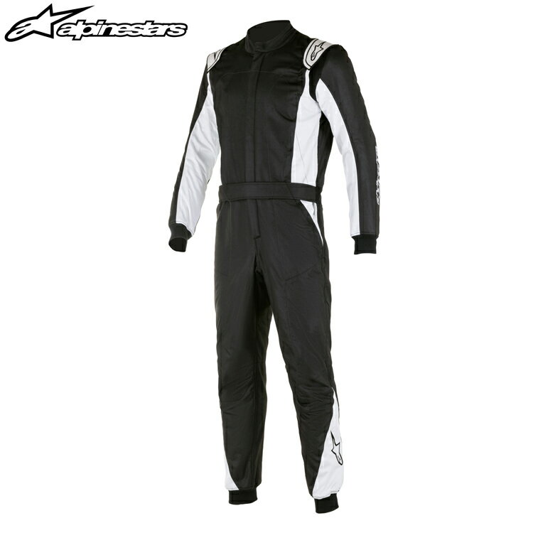 アルパインスターズ ATOM SUIT ブラック×シルバー (119) レーシングスーツ FIA8856-2018公認モデル (3352722-119) MY2022