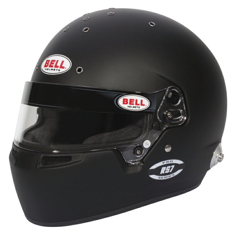 BELL RACING RS7 PRO マットブラック HANSクリップ装備 FIA8859-2024 SNELL SA2020 コンポジット ヘルメット (1310B4X) MY2025