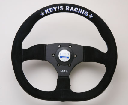 KEY!S Racing Steering オリジナル ステアリング D-シェイプ タイプ (NARDIピッチ)