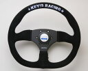 KEY!S Racing Steering オリジナル ステアリング D-シェイプ タイプ (NARDIピッチ) 1