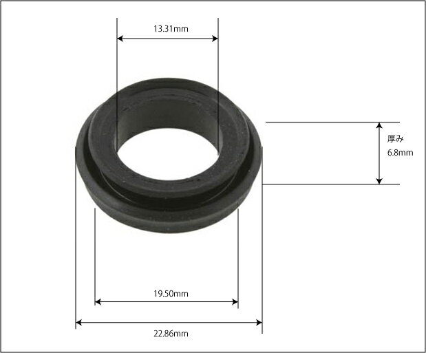 ブレーキピストンシール 22mmピストン用 レーシングカートパーツ