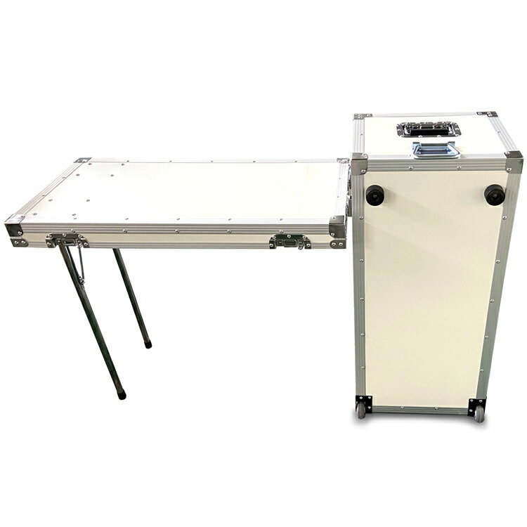 7月中順入荷予定monocolleフライトケースWhite(白)ホイールバッグテーブルトローリーキャリーバッグ