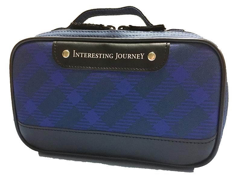 裁縫セット ネイビーチェック　【小学生・中学生向け】　家庭科の授業に最適な内容は大人になっても使える！！★たちばさみ「右用・左用」が選べます★