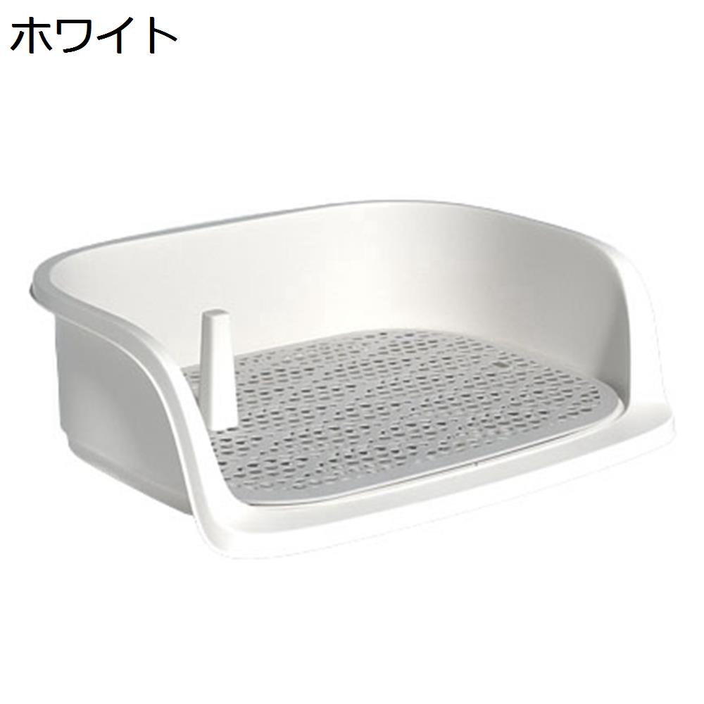 ペットトイレ 犬用トイレ 犬用トイレトレーニング 犬用トイレトレー 滑り止め ペット用品 犬のトイレ トレーニング用トレイ しつけ用トイレトレー 壁付き犬トイレ おしっこ飛散防止 シーツ破れ防止 犬用トイレボックス ホワイト