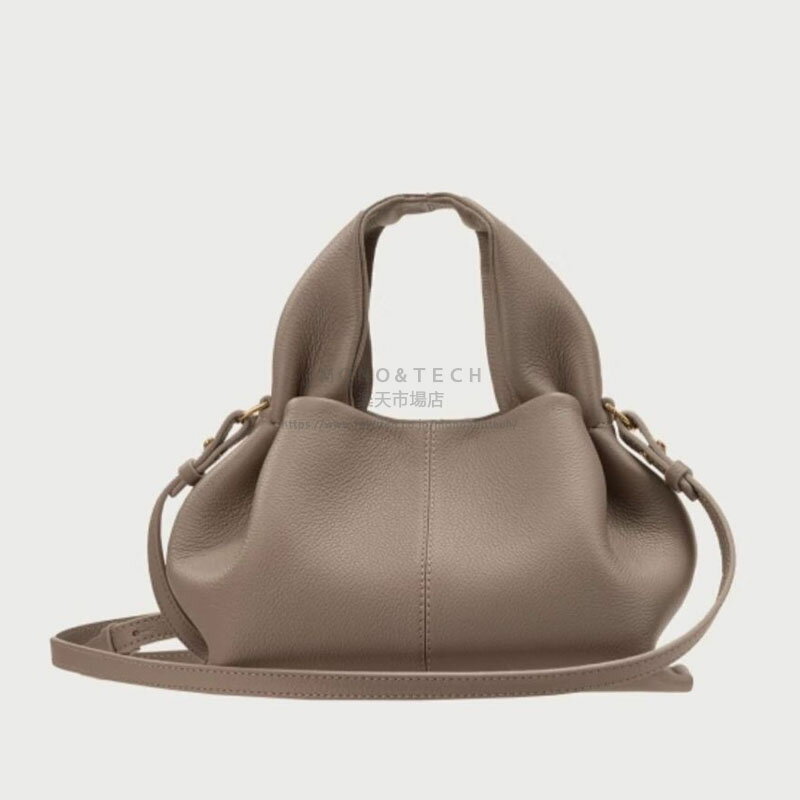 2WAY ショルダーバッグ ハンドバッグ レディース 斜め掛け 小さめ ギャザー ショル...