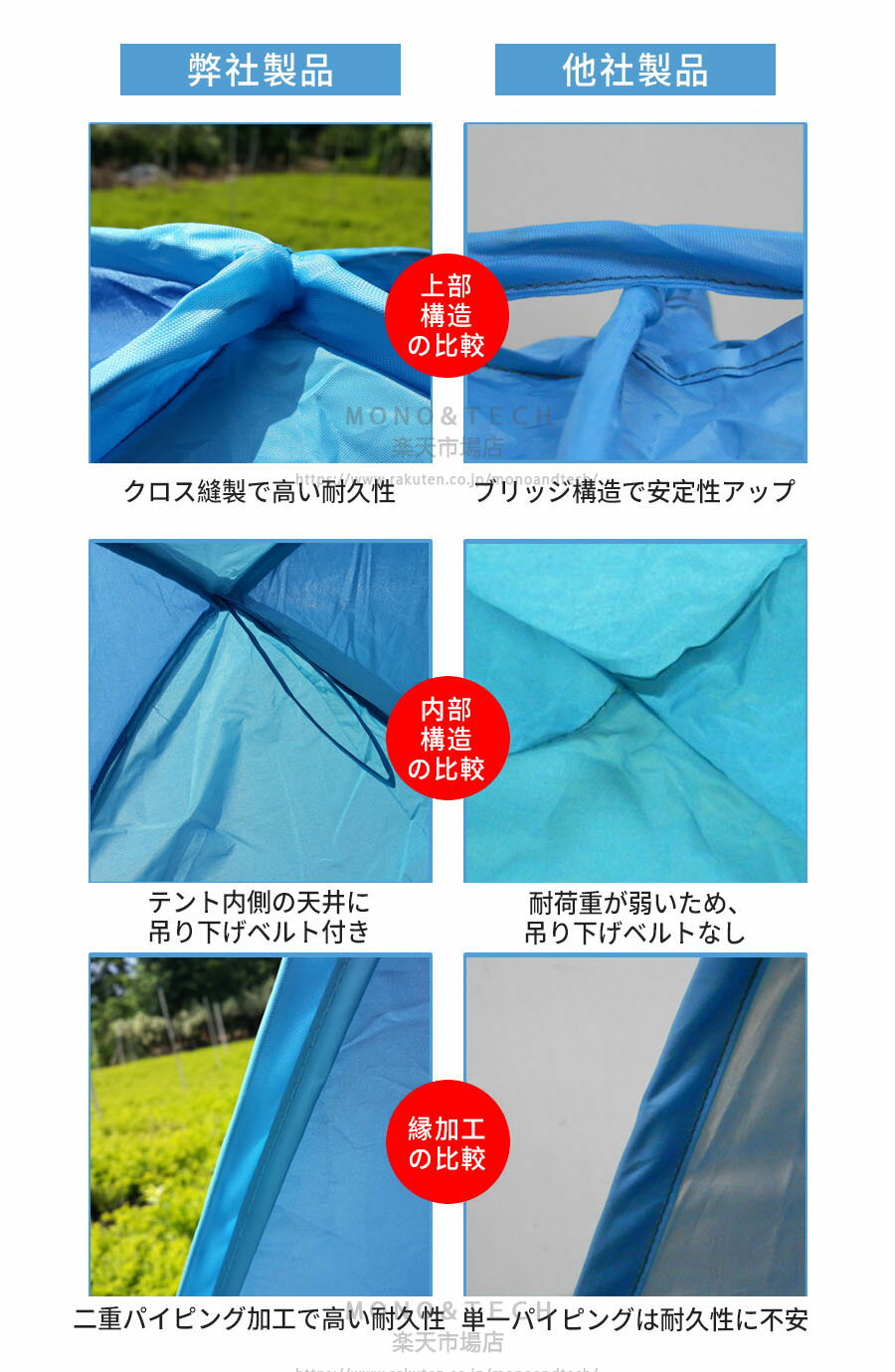 限定20％OFF→3984円～【2秒で設営】ポップアップテント ワンタッチテント ビーチテ...